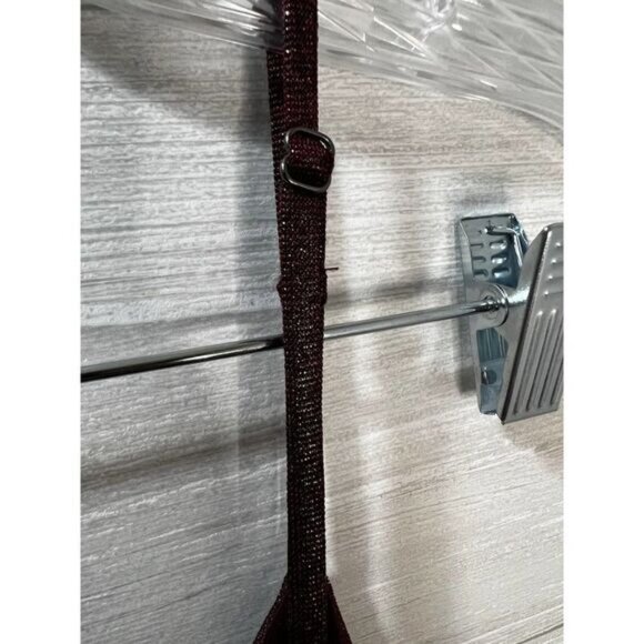 NWOT Strappy Maxi Dress With Split Garterized Waist‎ Metalic XS - Picture 4 of 6